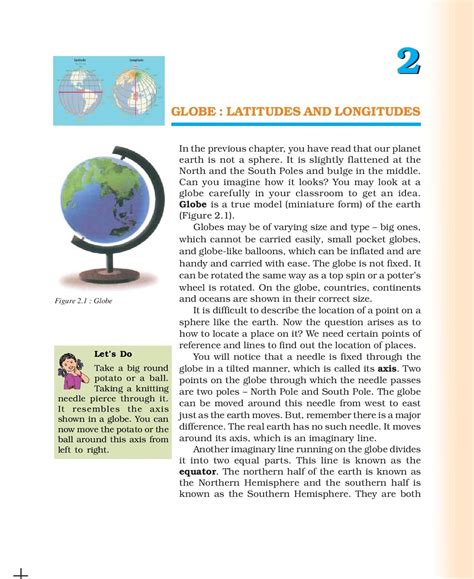 Geography Geography The Earth Our Habitat Cbse Class