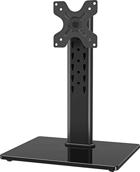 Amazon Vivo Freestanding Dual Monitor Stand With Sleek Glass Base