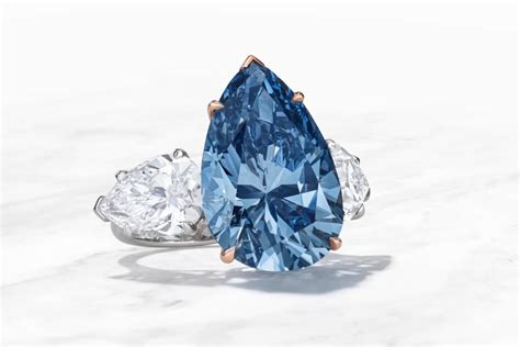 A Rare Blue Diamond Sold For Over Million Dollars At Auction