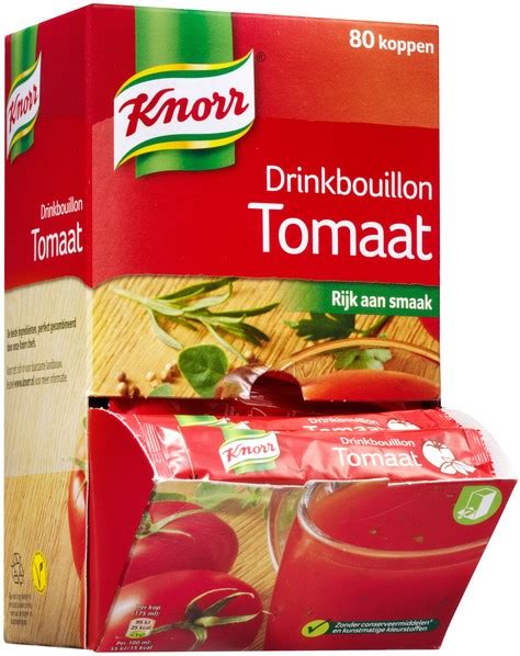 Knorr Drinkbouillon Tomaat Ds Zakjes Dekas