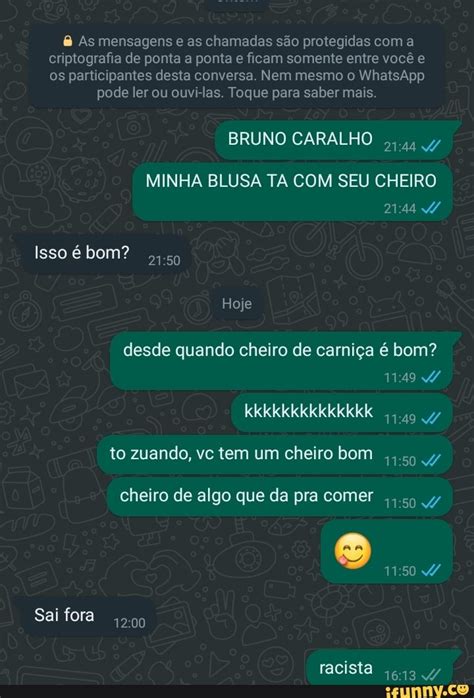 As mensagens e as chamadas são protegidas a criptografia de ponta a