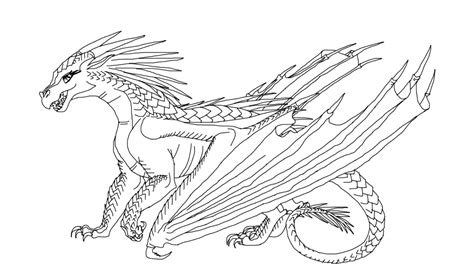 Wings Of Fire Icewing Coloring Pages Coloring Pages