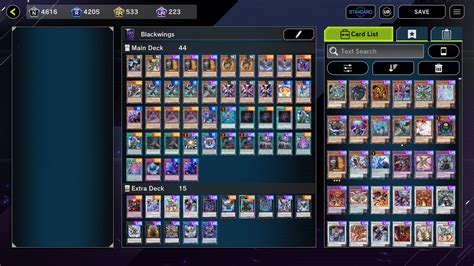 What do you guys think of my Blackwing deck? : r/masterduel