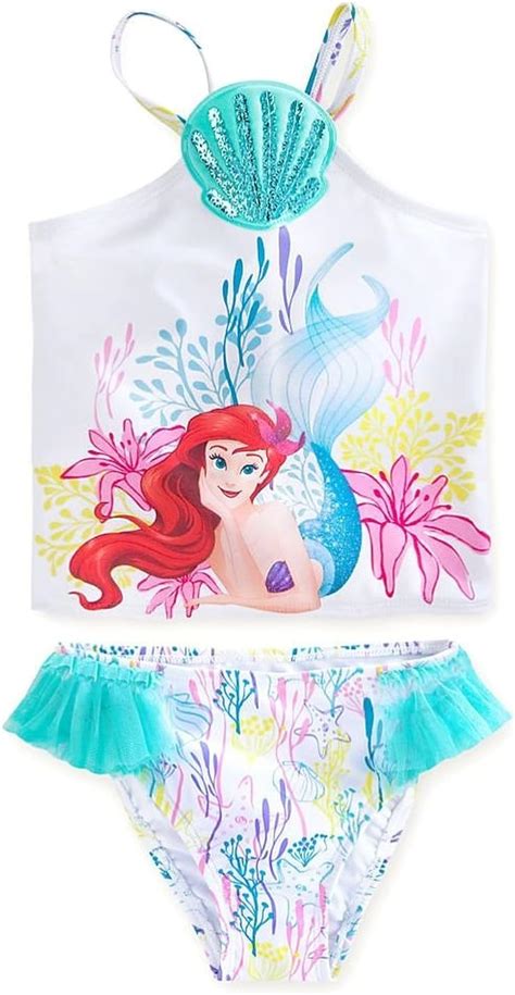 Tienda de Disney Princess La Sirenita Ariel Little Girl traje de baño