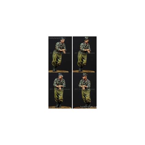 Alpine Miniatures Kit Maquette Wss Afv Crew Leaning