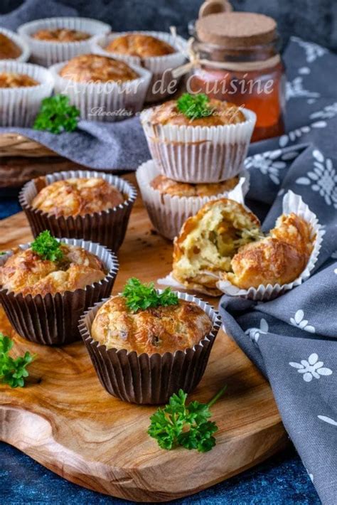 Muffins salés au blanc de poulet Amour de cuisine