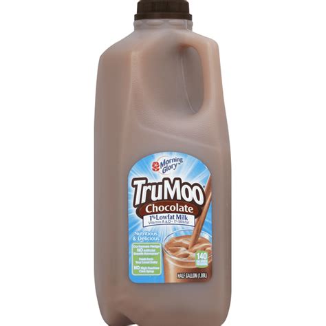 TruMoo Milk Lowfat Chocolate 1 Milkfat 0 5 Gal Instacart