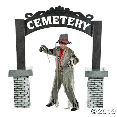 Cemetery Archway Cardboard Stand Up 1 Pieces