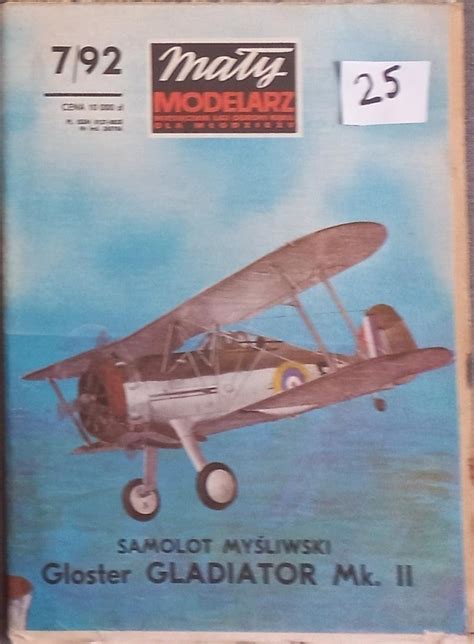 Mm Samolot Gloster Gladiator Mk Ii Jab O Ko Cielna Kup Teraz