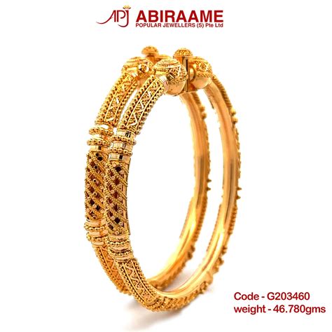 APJ ABIRAAME CALCUTTA DESIGN TUBE BANGLE