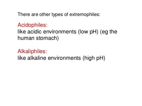 Extremophiles