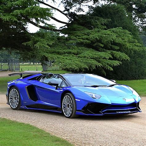 Lamborghini; Aventador SVJ Roadster; 2016; Blue; metallic