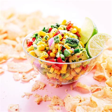 10 Minute Avocado Corn Salsa Super Easy Live Eat Learn