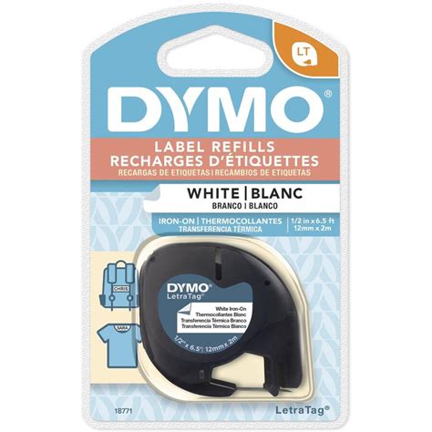 Dymo LetraTag Labeller Iron On Tape 12mm X 2M BIG W