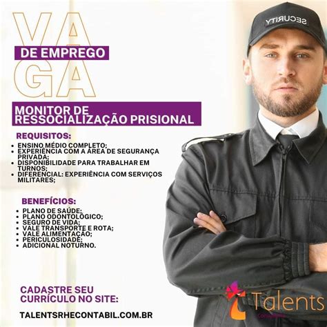 Talents Recursos Humanos Seleciona Para Vaga De Monitor De