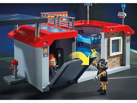 Acheter Playmobil Caserne De Pompiers Juguetilandia