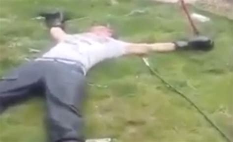 Every Man For Himself Dude Gets Knocked Out Cold During Backyard