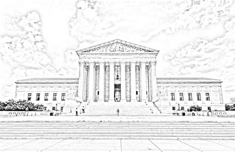 Supreme Court Page Coloring Pages