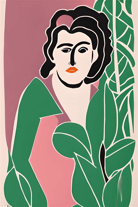 Paper Cut Portrait Graphic Of Henri Matisse Creative Fabrica