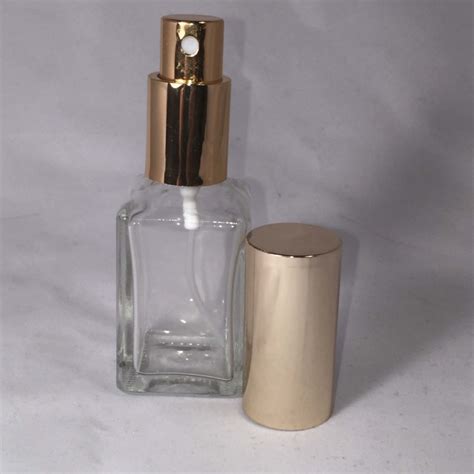 Square Short Refillable Perfume Atomizer Bottles Perfume Cologne