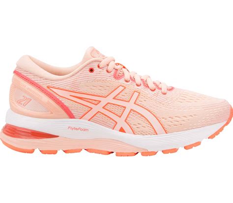 Asics Gel Nimbus 21 Womens Running Shoes Pink Køb Online Hos