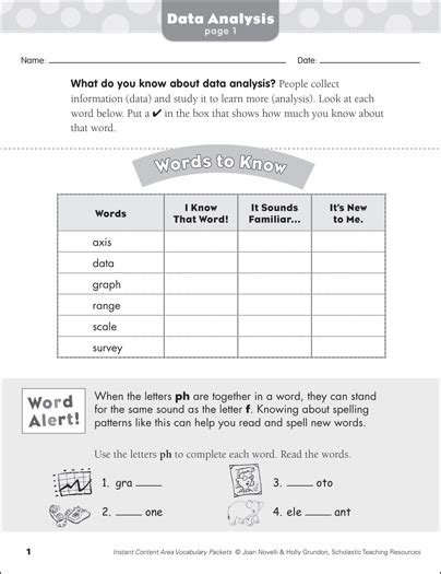 ESL Math Vocabulary Worksheets, English Language - ESL Vocab Fox ...