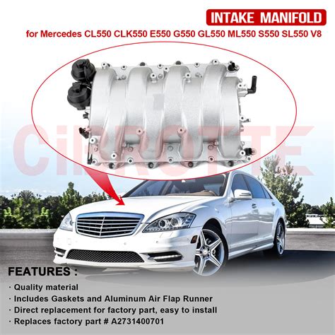 Intake Manifold For Mercedes Cl Clk E G Gl Ml S