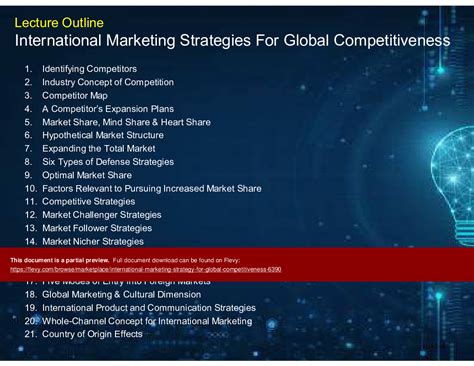 Ppt International Marketing Strategy For Global Competitiveness 45