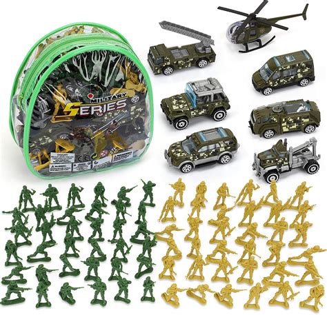 TOY Life Army Men Set, Toy Soldiers, Die Cast Military Vehicles, Toy ...