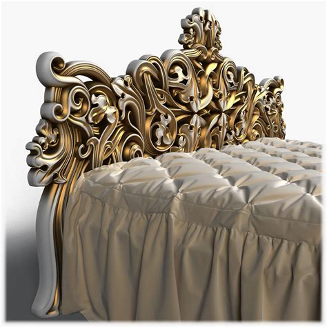 Bed 001 3d Model 95 Max Fbx Obj Free3d