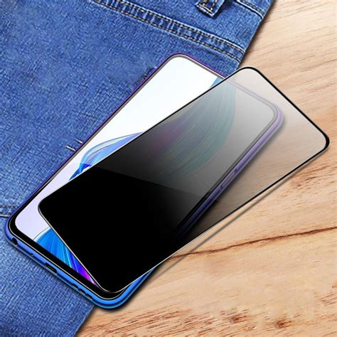 H Full Cover Privacy Tempered Glass For Oppo Realme X Lite I X Pro