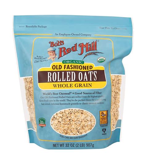 Bob S Red Mill Organic Whole Grain Old Fashioned Oats Carewell