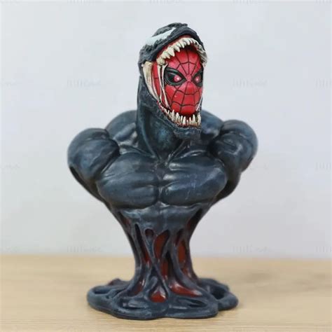 Venom Spidey Bust 3D Print Model STL