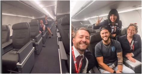 US Man Goes Viral On Tik Tok After Being The Only Passenger On Flight