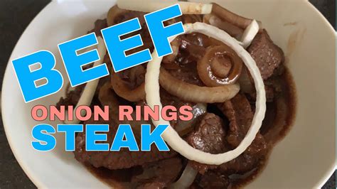 Beef Onion Ring Steak Youtube