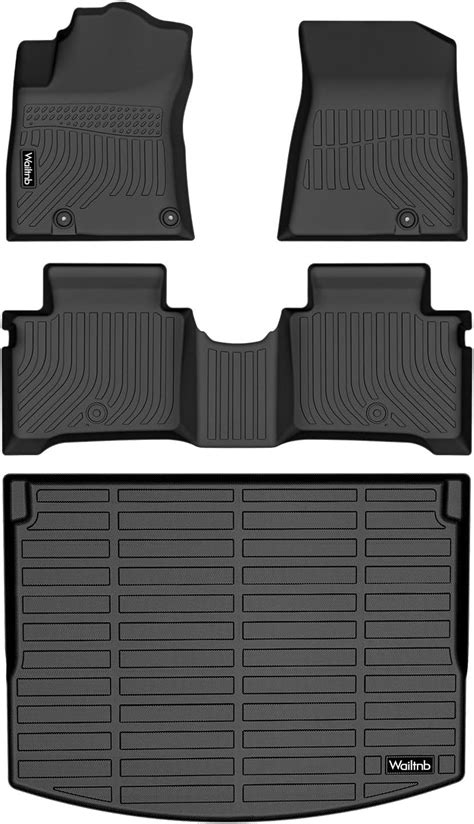 Amazon Wailtnb Car Floor Mats Cargo Trunk Liners Compatible For