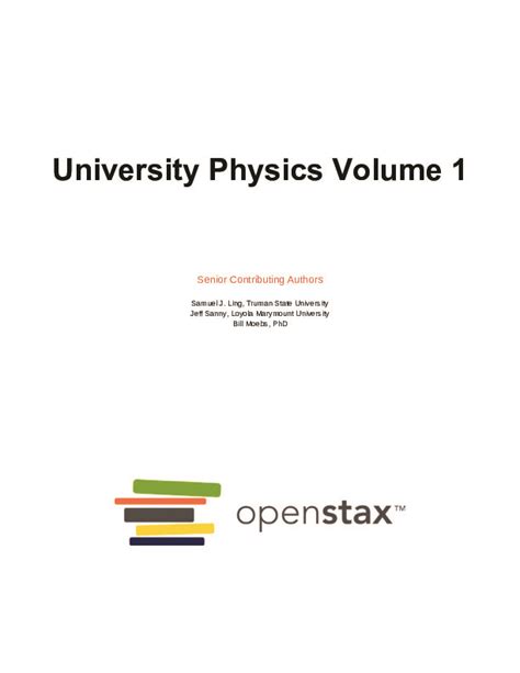 University Physics Volume 1 Op Pdfcoffee