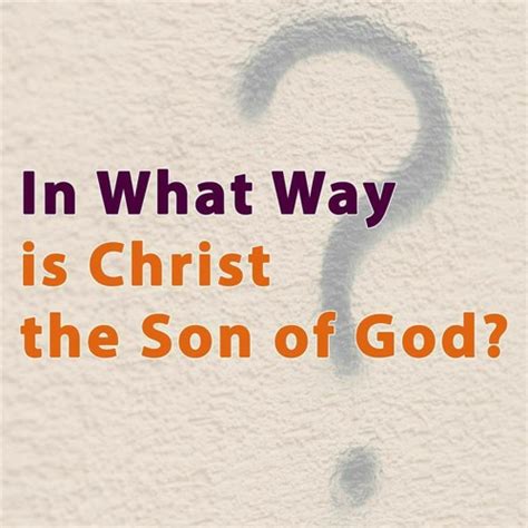 Stream In What Way Is Christ The Son Of God By Kharis Church Listen