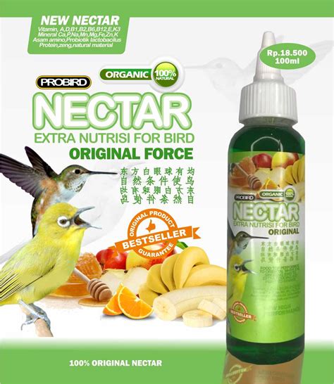 Nectar Green Force Spesial Pleci Kolibri Probird 100ml Lazada Indonesia