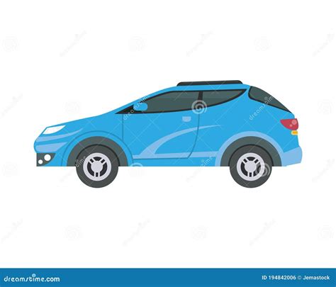 Isolated Blue Car Vector Design Stock Vector Illustration Of Drive