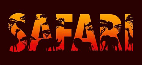 African Safari Logo Vector Art Icons And Graphics For Free Download