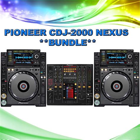 (2) PIONEER CDJ-2000 NEXUS + 1 DJM-2000 NEXUS *BUNDLE* ||MIAMI STOCK ...