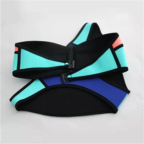 Swim Hpmulticolored Neoprene Zipperfront Bikini Set Poshmark