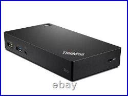 NEW Lenovo 40A7 ThinkPad USB 3 0 Pro Dock Docking Station With 45W PSU