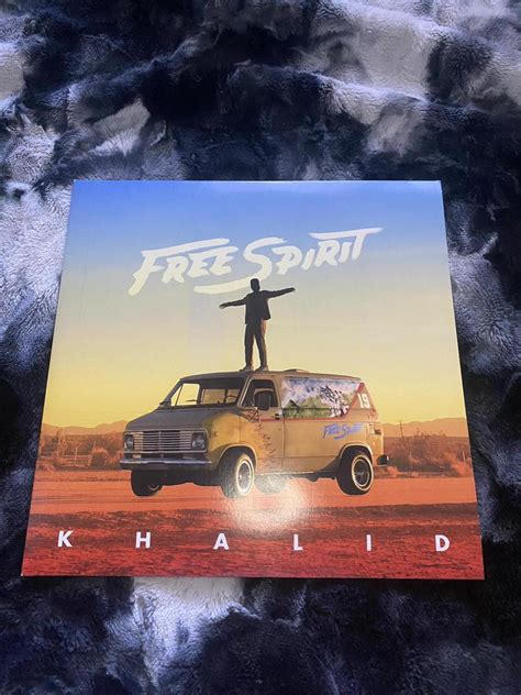 Khalid “Free Spirit” black Vinyl 2LP, opened,... - Depop