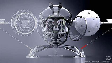 Drone Design Ideas Daniel Simon Oblivion The Bubbleship Drone