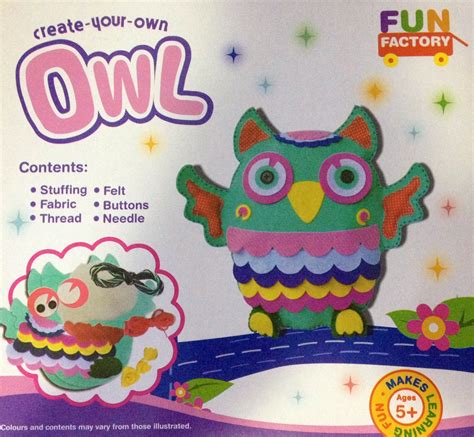 Create Your Own Felt Owl Craft Kit