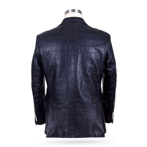 Genuine Alligator Skin Jacket And Luxury Alligator Skin Jacket For Men