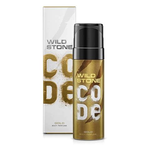 wild stone code gold body perfume  men ml