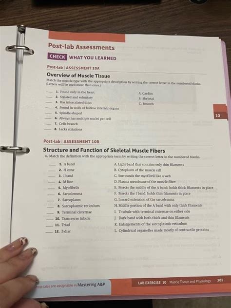 Solved Post Lab Assessments CHECK WHAT YOU LEARNED Post Lab Chegg